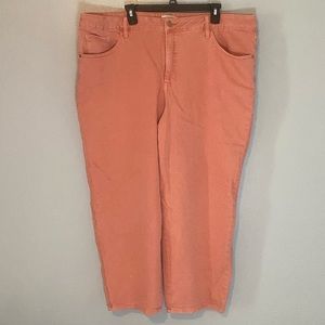 Ava & Viv NWOT, coral jeans , size 24W